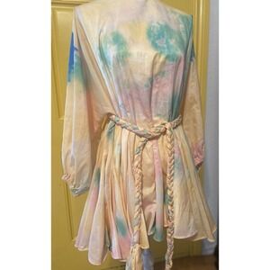 Tie-dye Dress Multicolor SZ Small Bohemian‎ Whimsy Fairy Easter Sunday Best